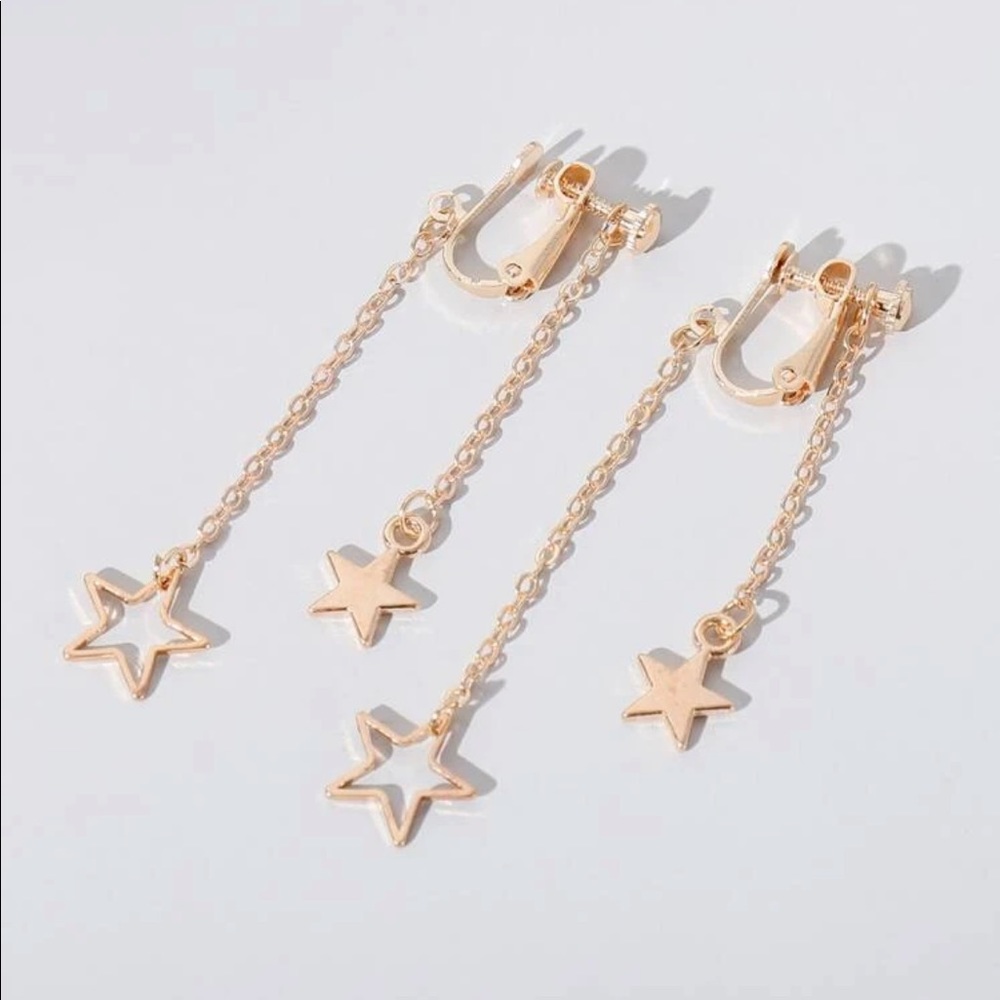 Star tassel earrings